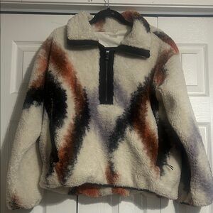 CALIA by Carrie Underwood Cream and Patterned Pullover